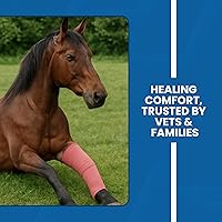 Vista 5 de JorVet Gasa marrón 100% algodón, suave y transpirable para el cuidado de heridas, apósitos de mascotas y uso médico, cómoda e ideal para curación