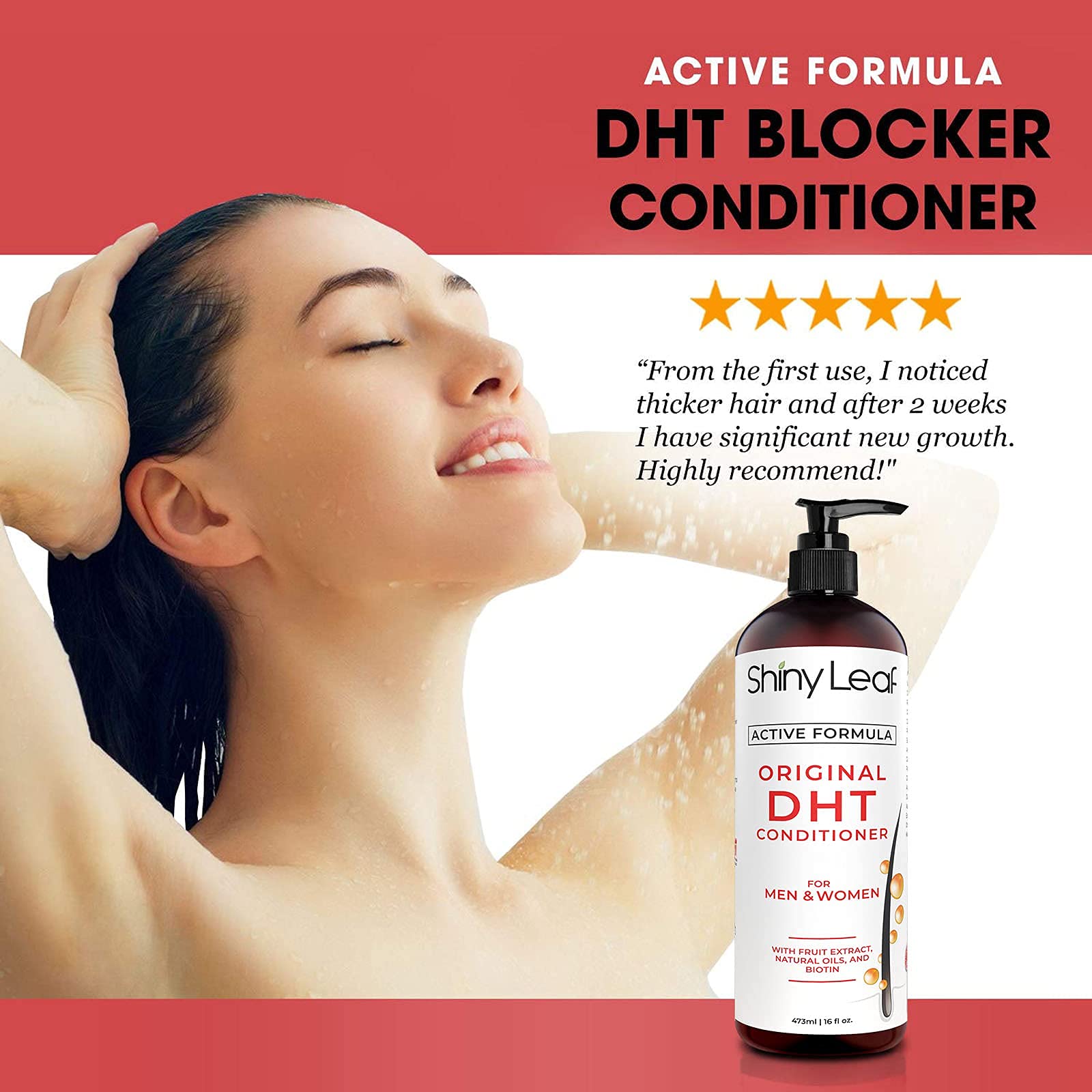 DHT Blocker Conditioner for Hair Loss with Rosemary Leaf Oil, AntiHair