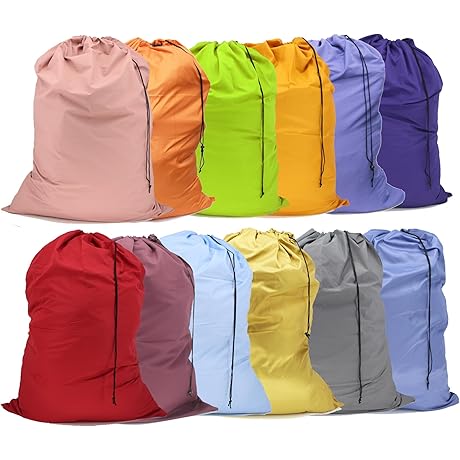 Extra Large Nylon Laundry Bags Fit Most Standard Laundry Basket