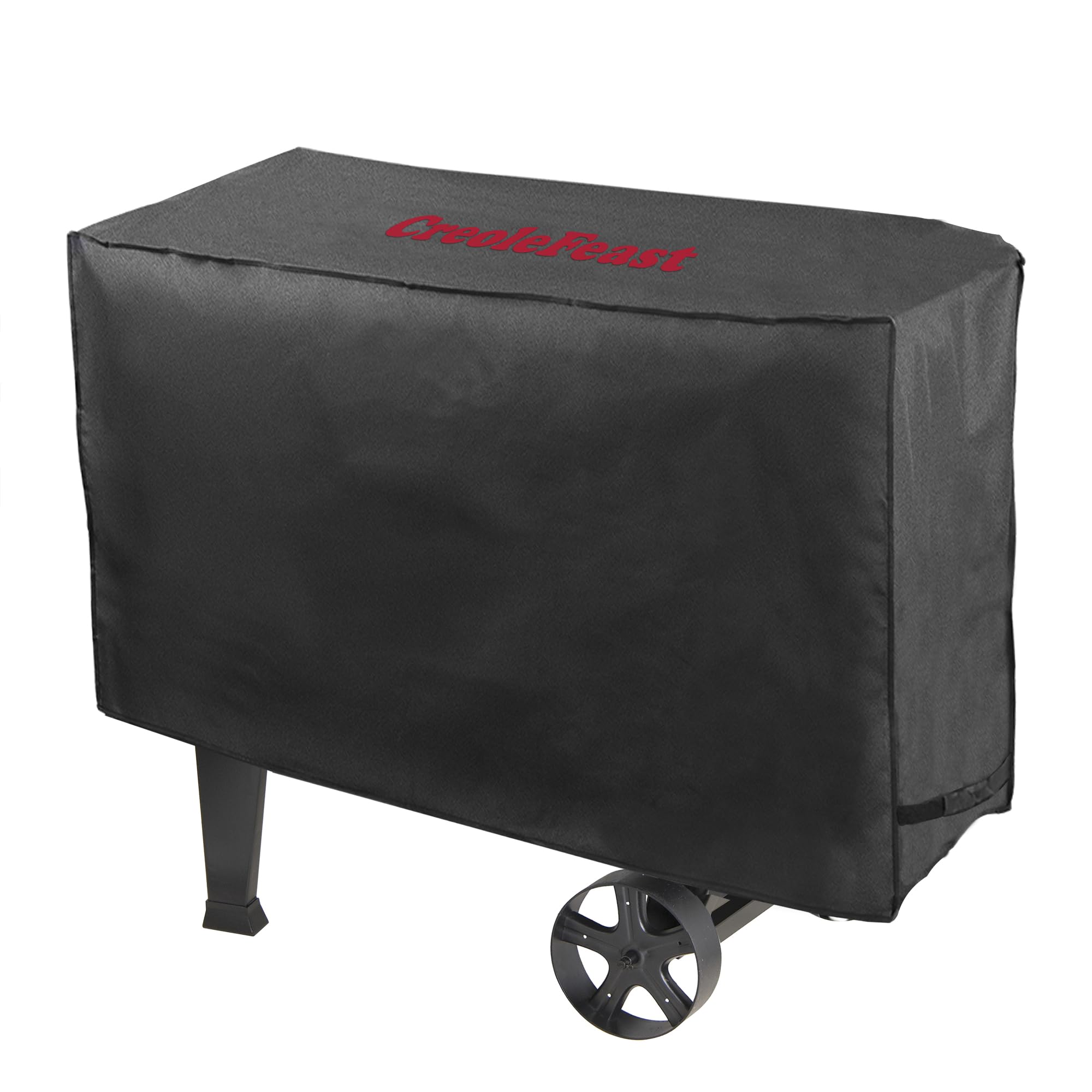 Creole Feast CR1001A Premium Oxford Grillabdeckung, wasserdicht, strapazierfähig, für Ganzjahres Wetterschutz, schwarz