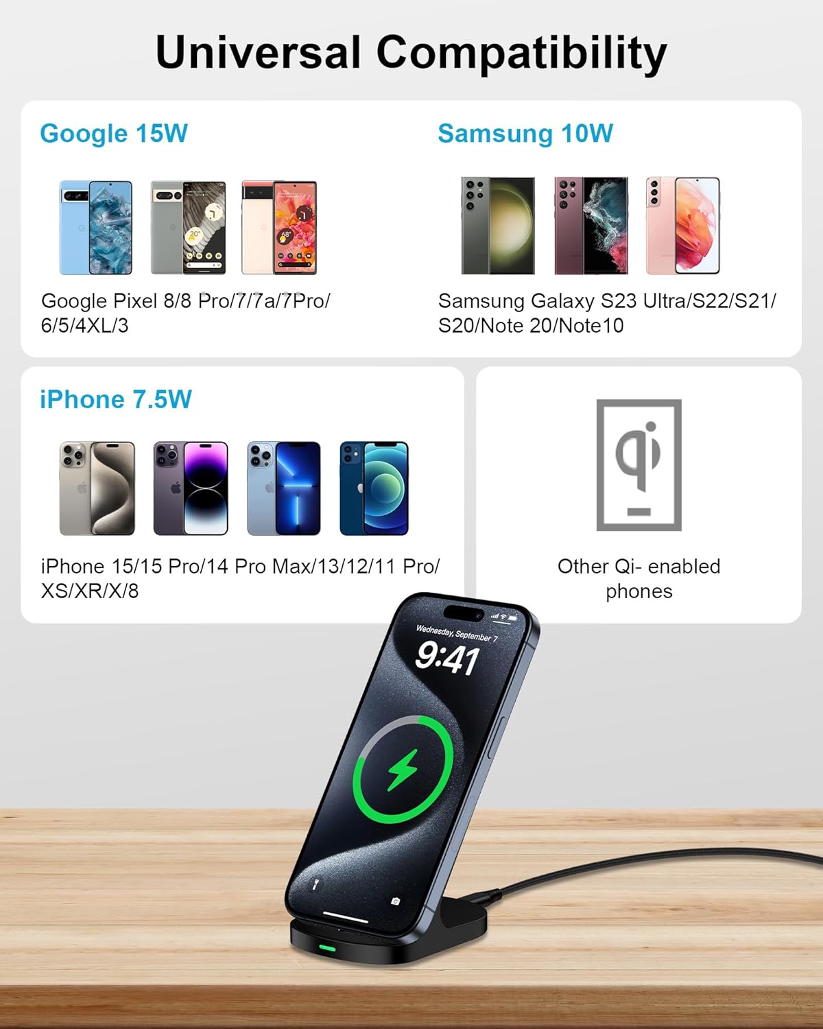 Con Carga Xiaomi Redmi Carga Inalambrica Cargador Inalámbrico El