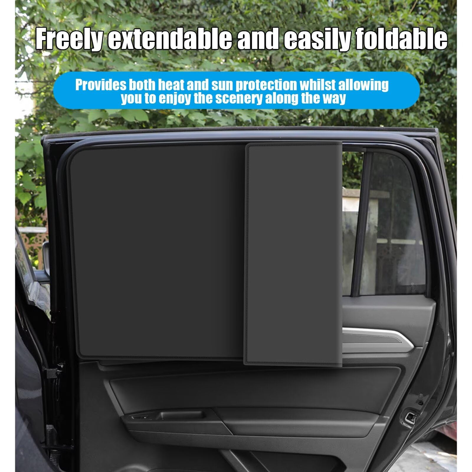 Tendine per Finestrini Auto Magnetico 4 Pezzi Compatibile con Ford Tourneo Courier 2024 Tenda Sole Parasole