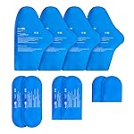 SuzziPad Replacement Ice Gel Packs for Cold Therapy Gloves and Socks(10-Piece Set), S/M
