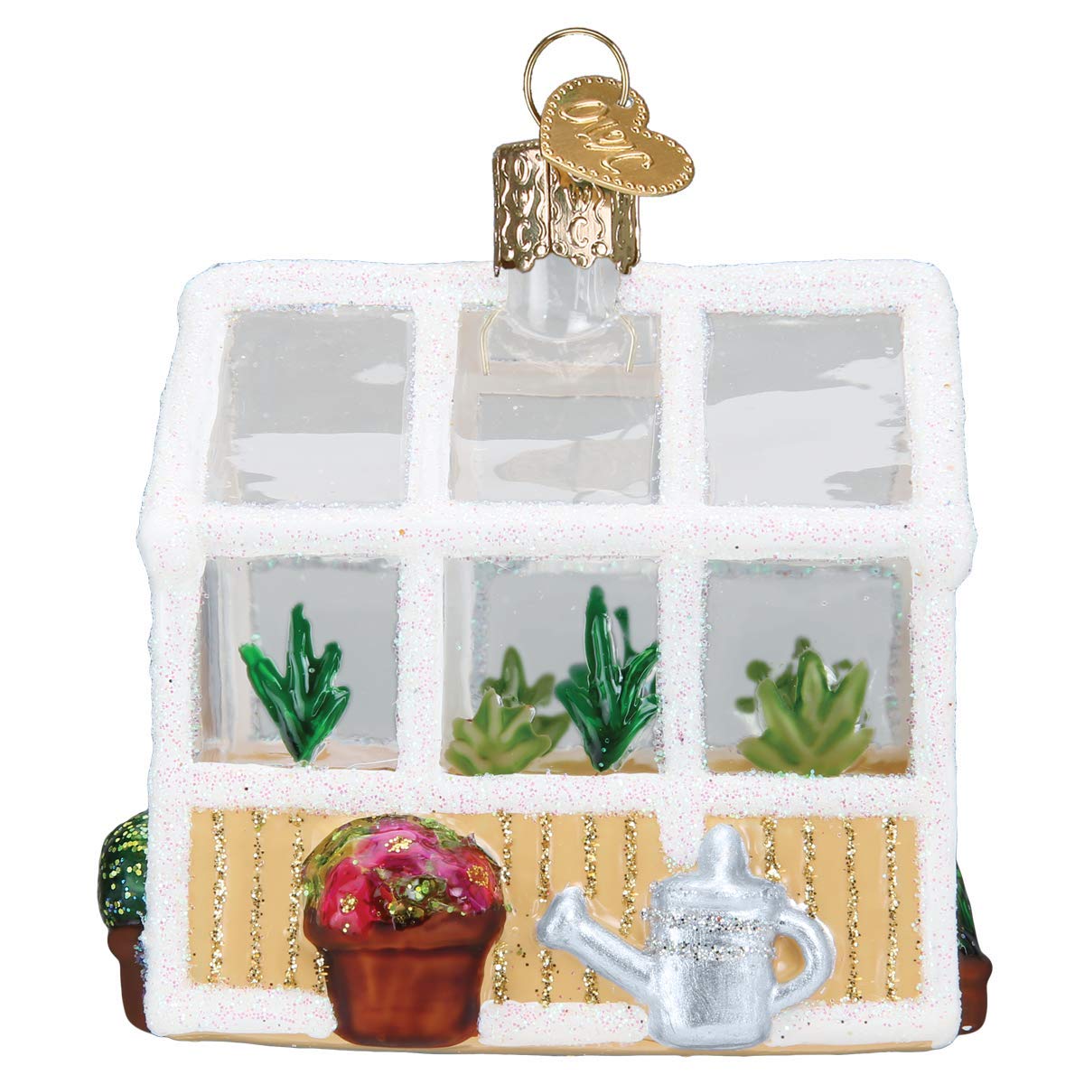 A Holiday Greenhouse - The Flowering Farmhouse - View #10