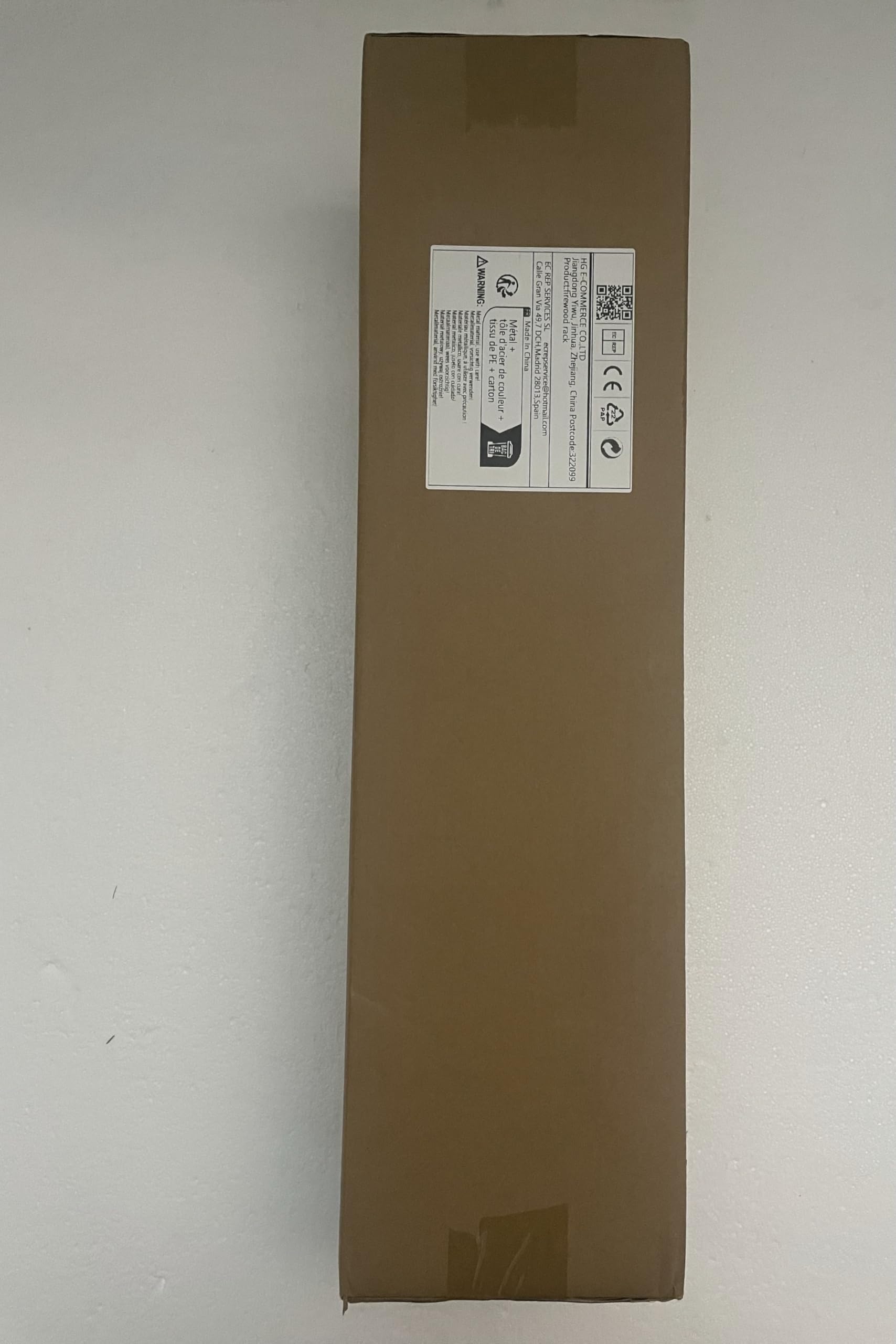 Kaminholzregal Aussen Metall, 185 x 70 x 185 cm, 2,3 m³ | Anthrazit Metall Stapelhilfe mit 2,3 m³ – zum Stapeln von Brennholz im Garten oder auf der Terrasse