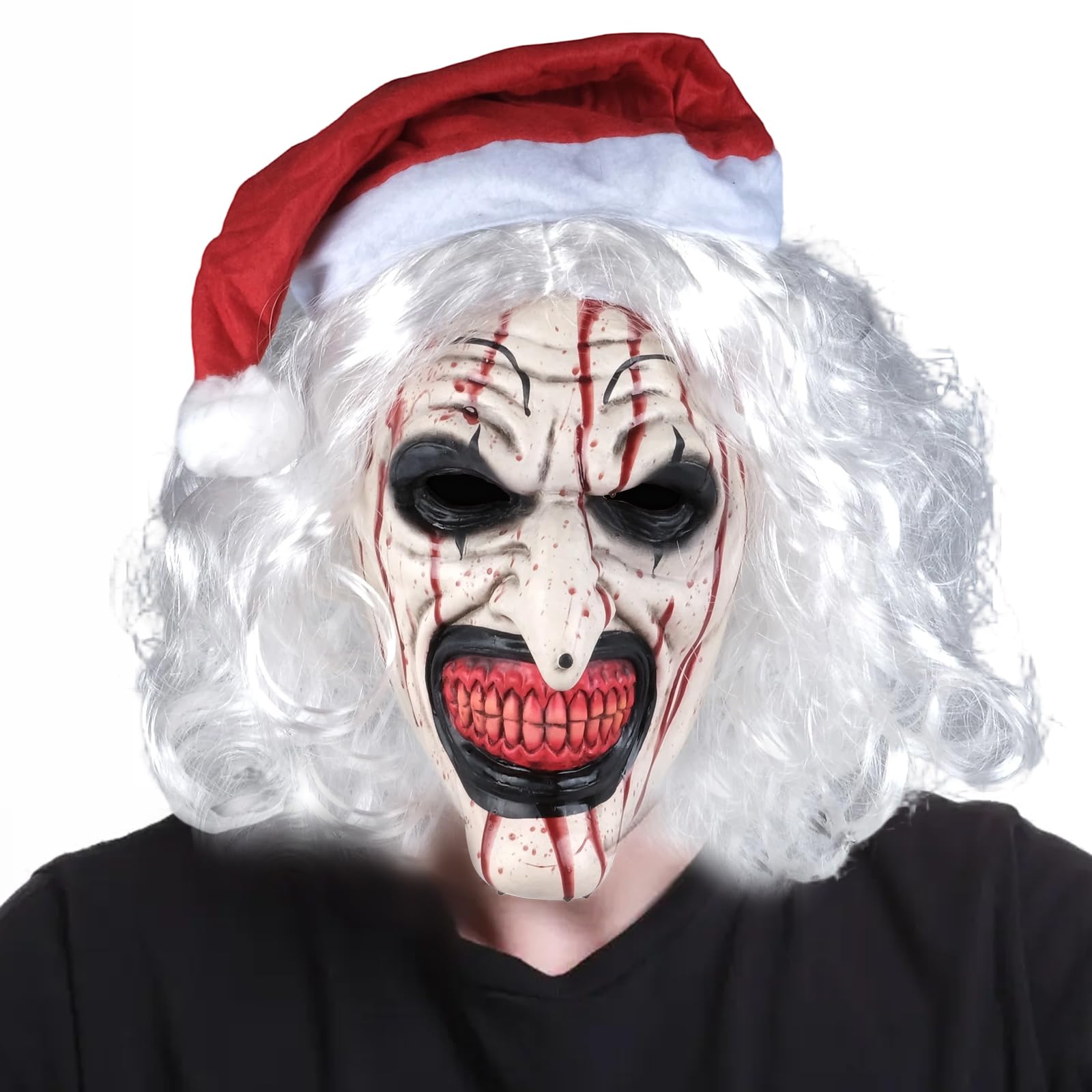 Aofonchy Halloween Mask Terrifier Art the Clown Mask