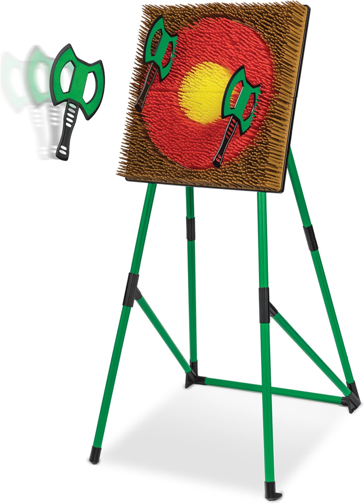 Eastpoint Axe Throw & Lawn Dart Target Sets - Bristle Axe Throwing Target & 2-in-1 Combo Backyard Game for Indoors and Outdoors