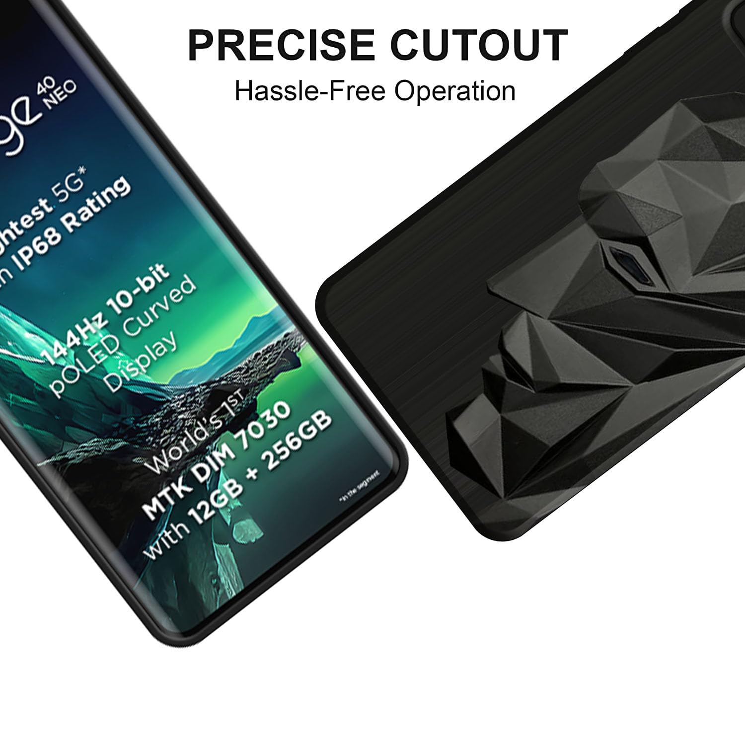 VIDO Exclusive Soft Back Case Cover for Motorola Moto Edge 40 Neo 5G (Shock Proof |360 Degree Complete Protection) 2