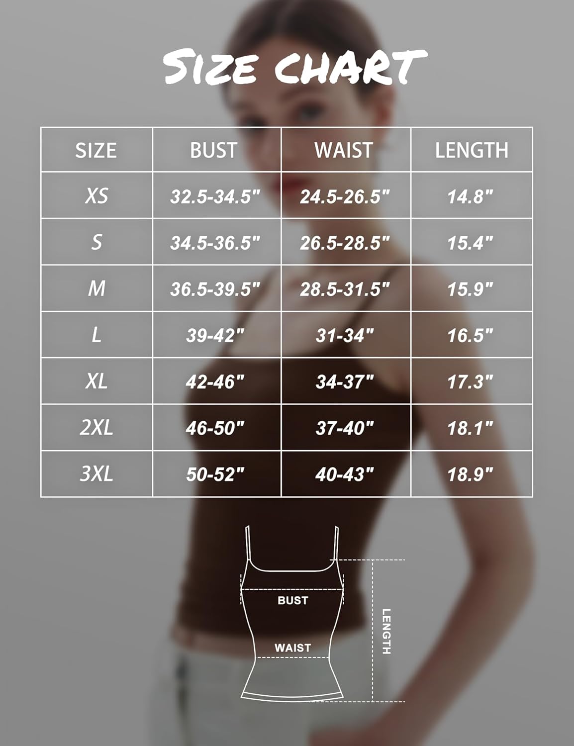 PUMIEY Women's Square Neck Tank Top Adjustable Spaghetti Straps Sleeveless Basic Tops Sharp Collection - Image 4