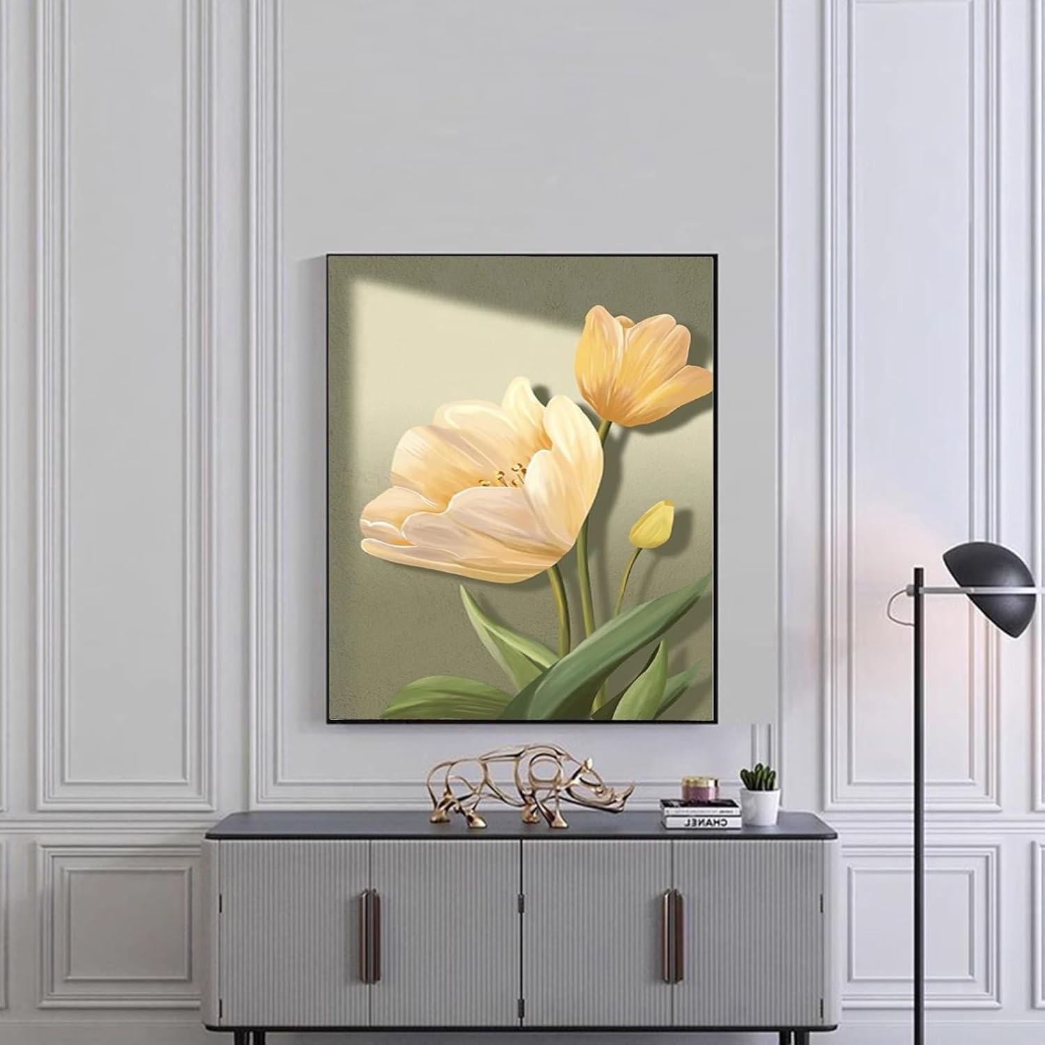 Decorative Fuse Box Cover Cabinet, Wall-Mounted Electrical Panel Hideaway, Stylish Meter Box Art Design, 40x50cm (1), 45x55cm (17.7x21.6in)