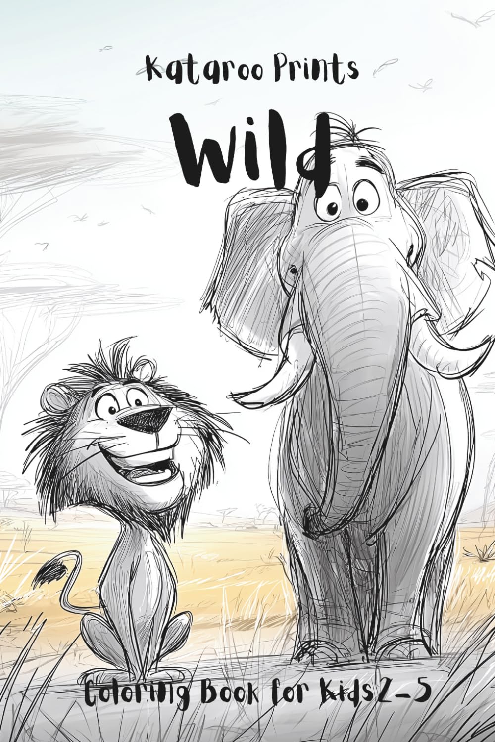 Wild: Coloring book for kids 2-5 (Rhyme & Roam)