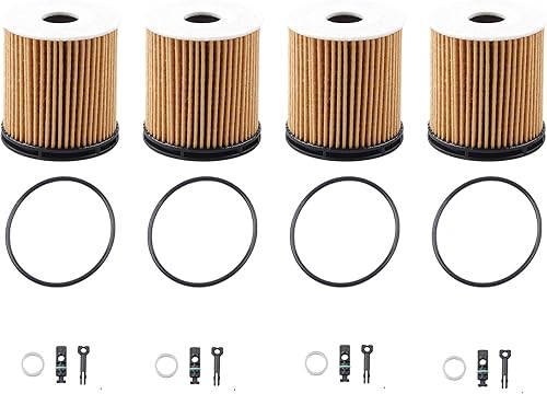 Dasbecan 26350-2M000 Filtro de aceite con sellos compatible con Hyundai Elantra Santa Kia K5 16L Motor 2020-2023