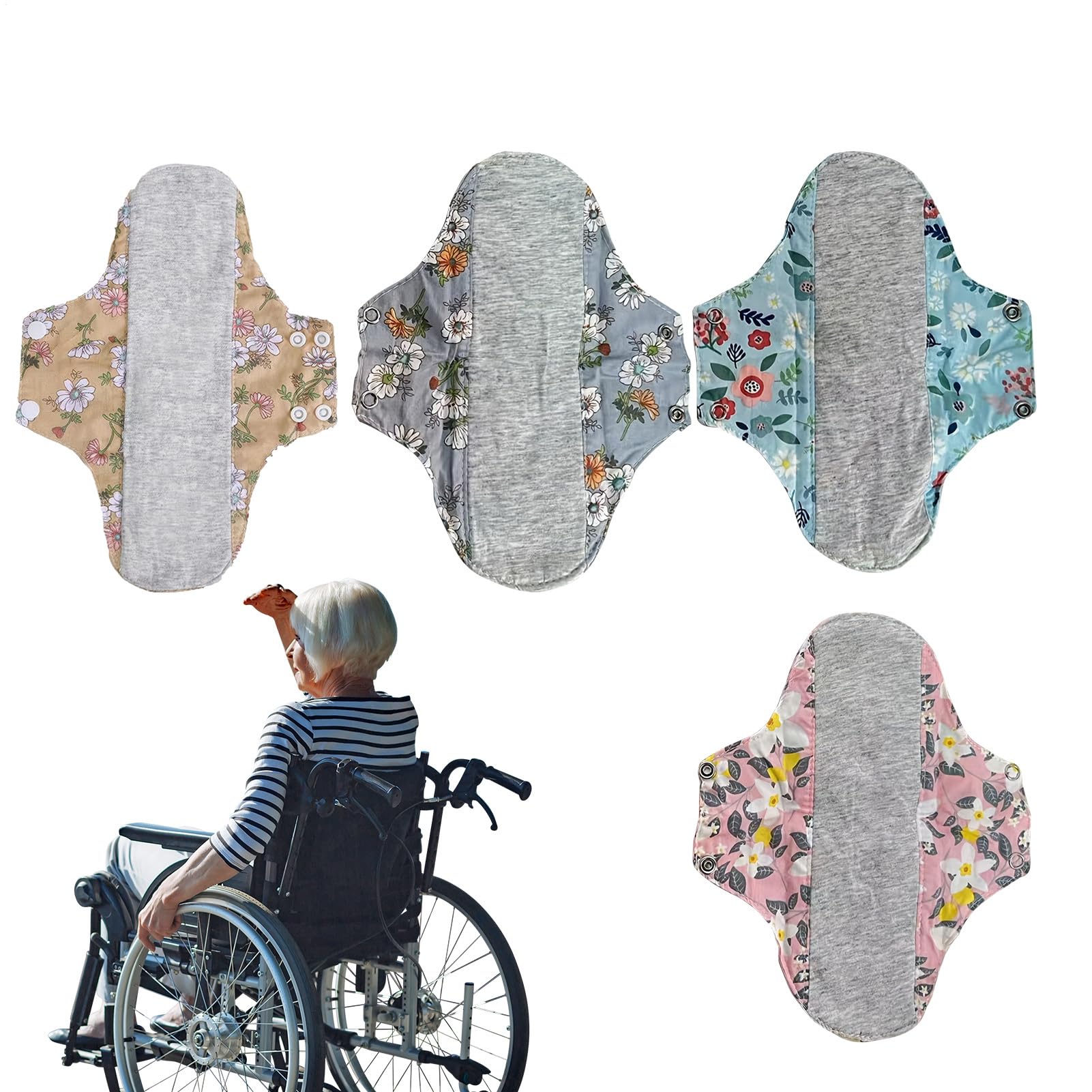 Reusable Menstrual Pads Comfortable Breathable Design Eco-Friendly Sanitary Protection Feminine Care Accessory Daily Use Solution Period Pad for