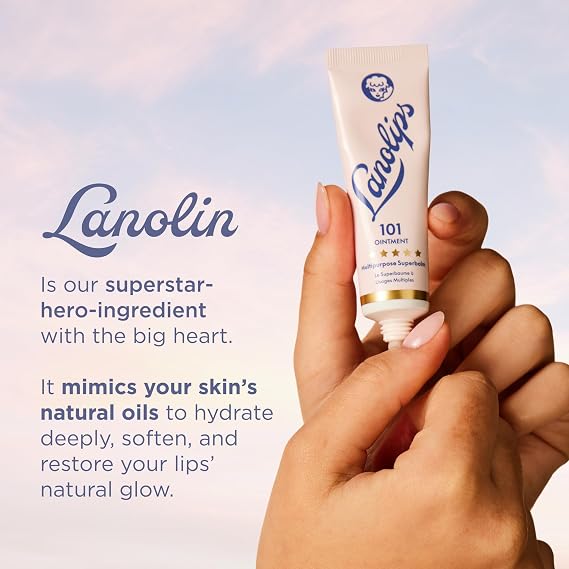 Lanolips Complete Lip Care Duo - Lanolips 101 Lanolin Lip Balm & Overnight Lip Mask Duo, Lanostick (0.116 oz), Daily & Overnight Hydration Set
