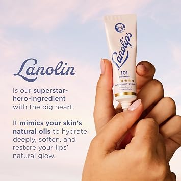 Lanolips Complete Lip Care Duo - Lanolips 101 Lanolin Lip Balm & Overnight Lip Mask Duo, Lanostick (0.116 oz), Daily & Overnight Hydration Set