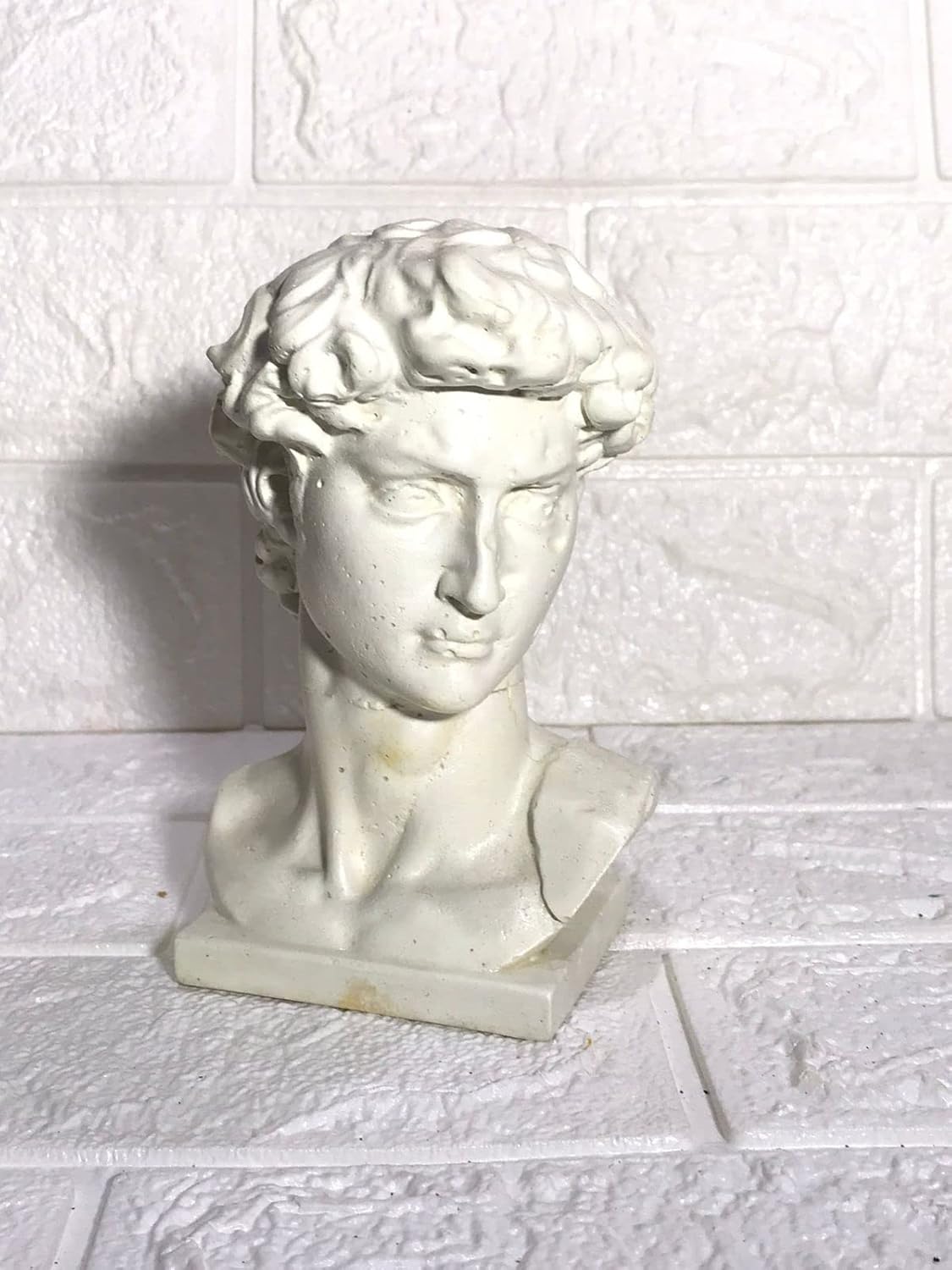 Buy Greek David Statue Head 5" White Statue of David, Classic Roman