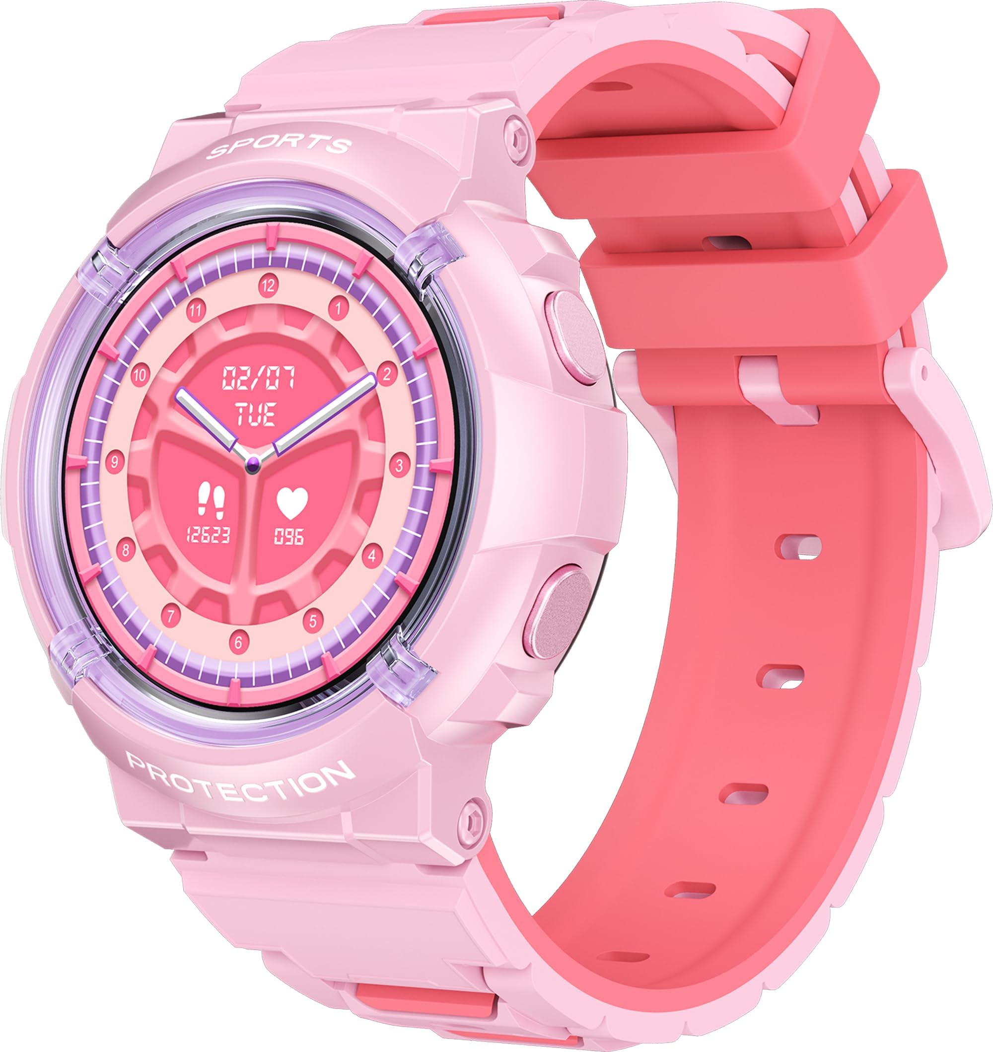 Smart Watch for Kids Fitness Tracker Heart Rate Monitor IP68 Waterproof Pedometer Step Counter Calories Sleep Monitor Sport Modes DIY Face Smart Watch for Boys Girls