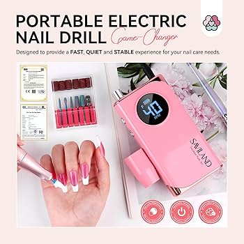 Amazon.com: SAVILAND Electric Nail Drill Professional