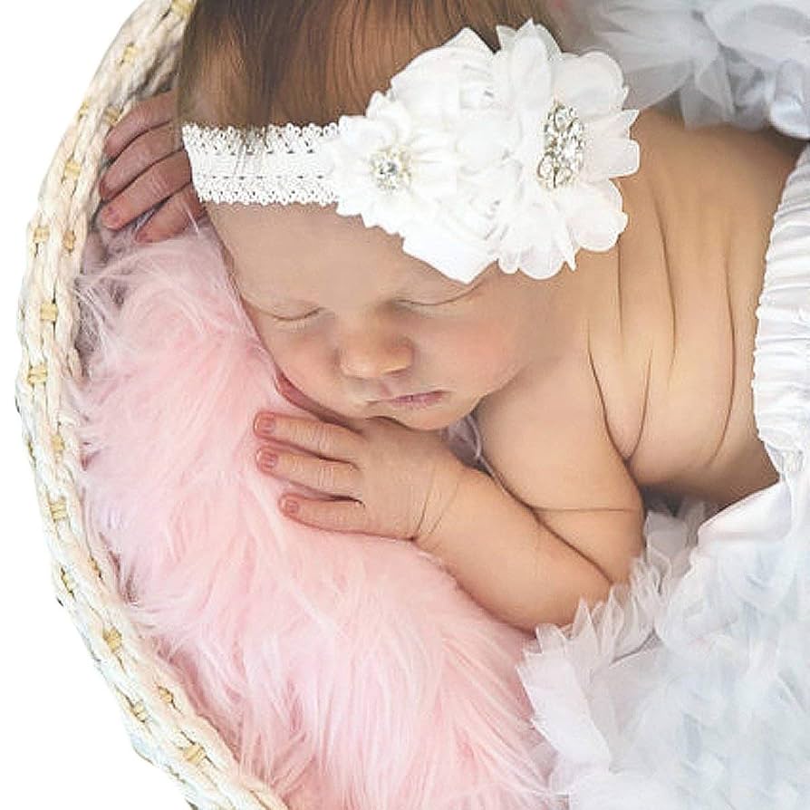 Amazon.com: MauSong Christening Headbands Baptism Headbands