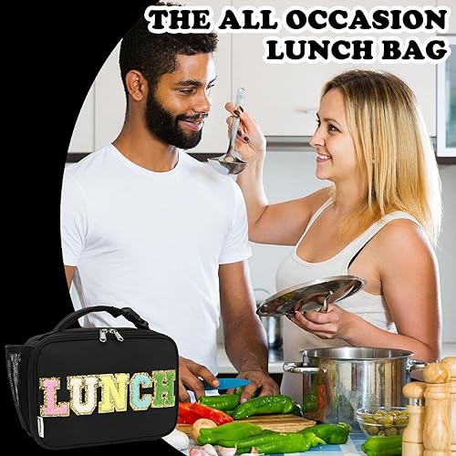 Miniatura 149 de FlowFly - Lonchera para niños, lonchera escolar aislante duradera con correa para el hombro y soporte para botellas, bolsa térmica pequeña