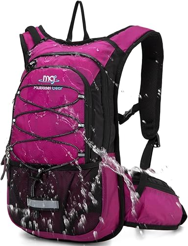 Mochila de hidratación aislada con vejiga libre de BPA de 2 litros, mantiene el líquido fresco hasta 5 horas, para correr, senderismo, ciclismo,