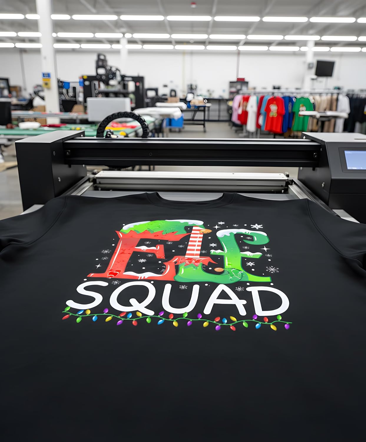 Elf Squad Christmas Family Matching X-mas Elf Team T-Shirt for Men Boys Girls Kids Toddler Son Daughter