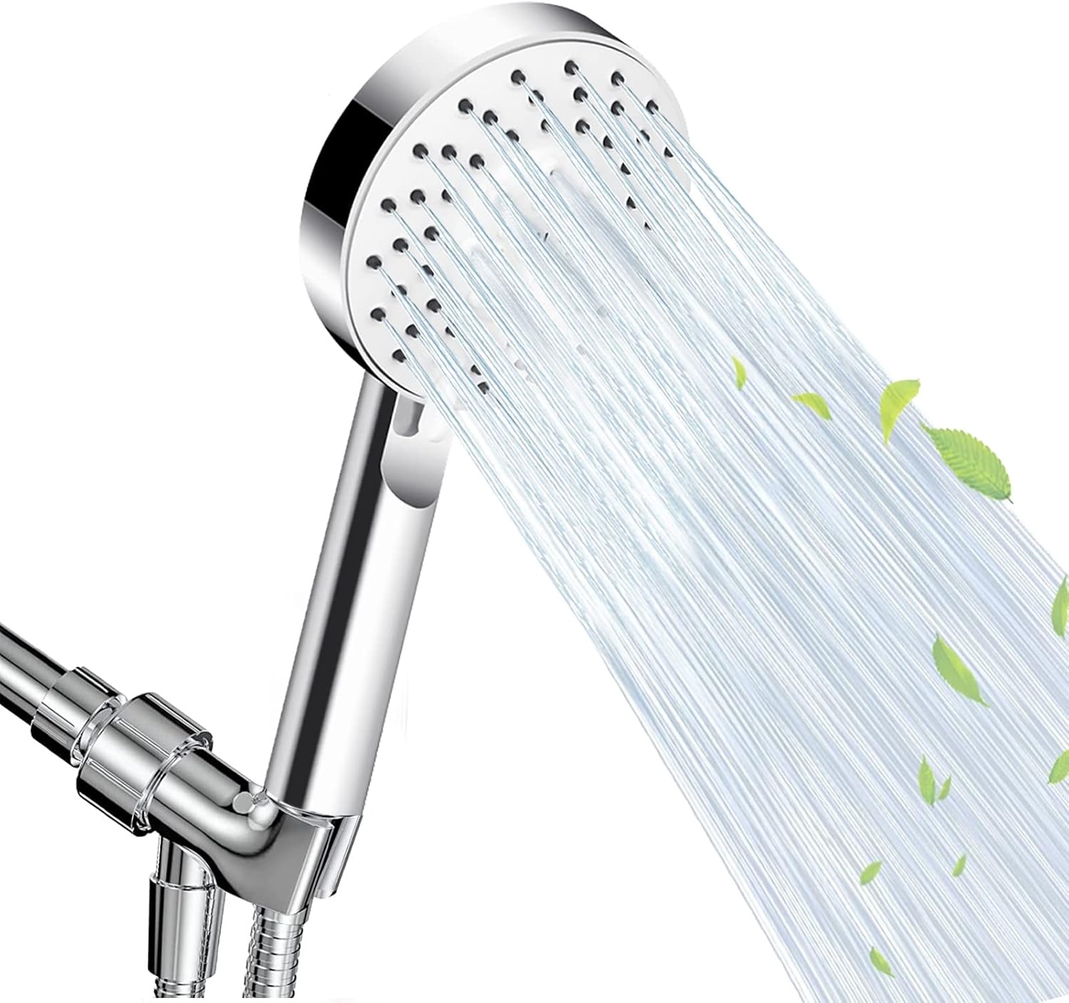 Shower Head, Skybess High Pressure Handheld Showerhead with Hose, 5