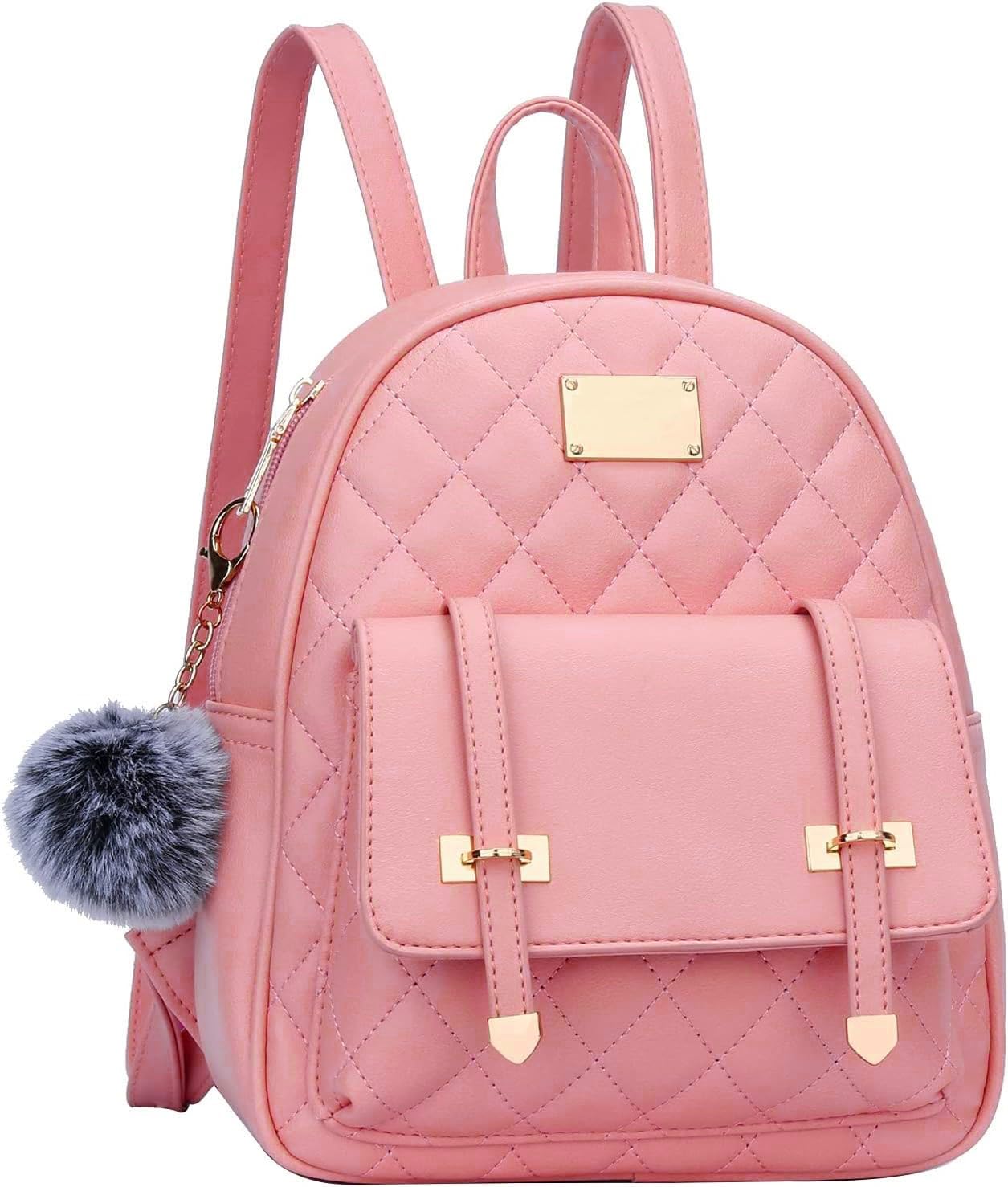Flesia Stylish Front Embroidery Backpack for Women | Backpack For Girls | Gift For Girls | Rakhi Gift For Sister (Peach) (B0D9SRQQG8) Amazon Price History, Amazon Price Tracker