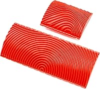 Vista 5 de 2 herramientas de grano de madera, herramienta de pintura de grano de madera, patrón de textura con mango de rodillo, herramienta de granulado