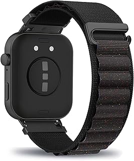 سوار الباين لوب لساعة هواوي فت 3، أساور نايلون رياضية مضفرة قابلة للتعديل مع مشبك تيتانيوم G، متوافق مع ساعة هواوي فيت 3
