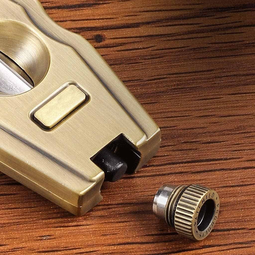 Stainless Steel Cigar Cutter - Portable Cigar Cutters, Cigar Cutter Portable Personalized Cigar Cutter - for Most Cigars - Perfect for Used by Cigar Lovers (Color : A) (A)