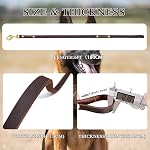 Cuir de laisse pour chien 6 ft x 1/2 pouce Lourde En cuir véritable Entraînement de chien Leash En cuir doux et fort pour petits et moyens chiens Brown