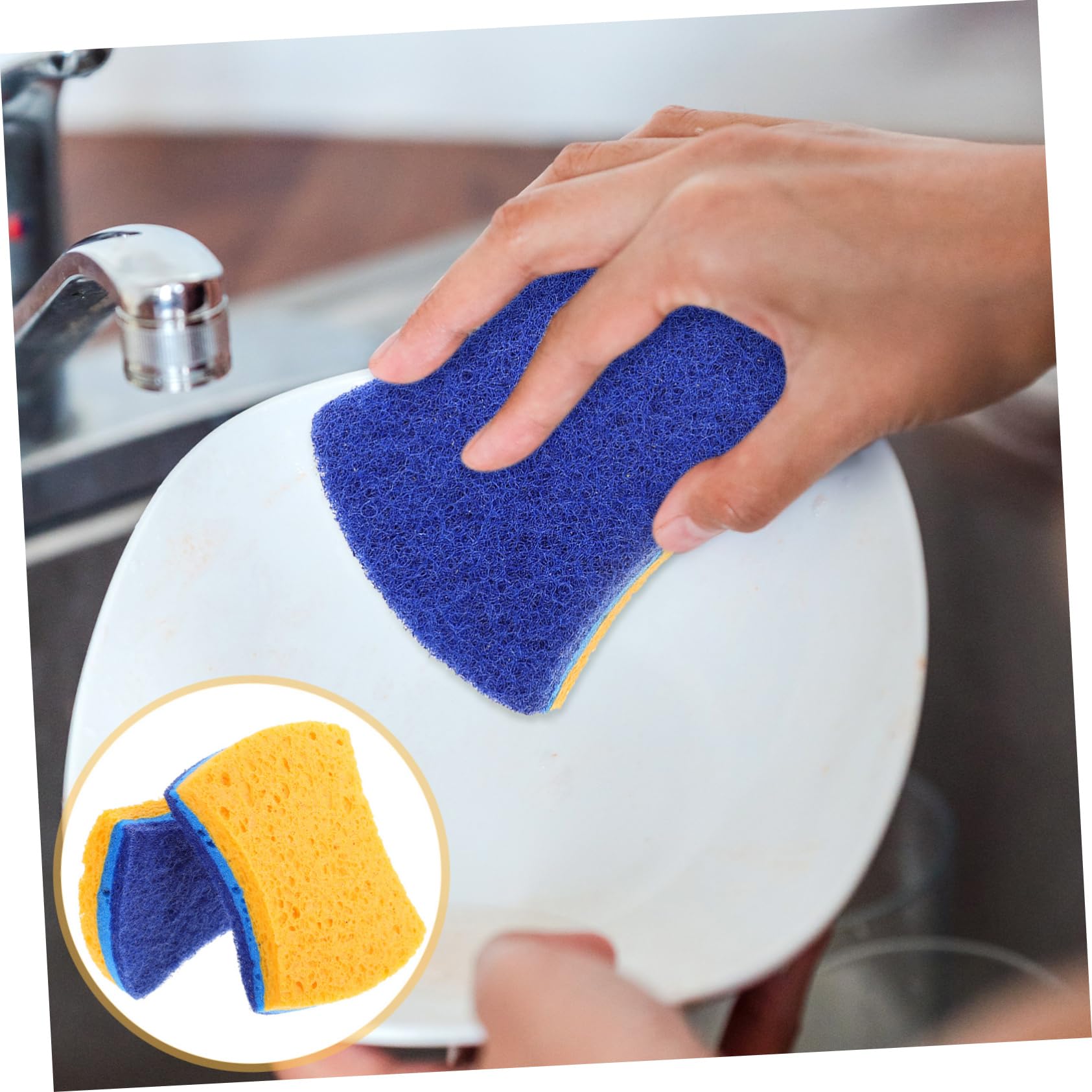 FRCOLOR 30stücke Schwämme Aus Holzstoff Hochabsorbierende Spülschwämme Für Effektive Küchenreinigung Wiederverwendbar Und Langlebig Für Geschirr Und Töpfe