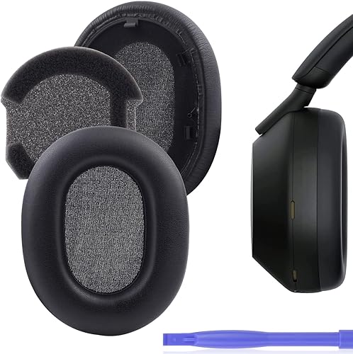 WH-1000XM5 - Almohadillas de repuesto con aislamiento de ruido compatibles con auriculares inalámbricos Sony WH1000XM5 con cancelación de ruido,