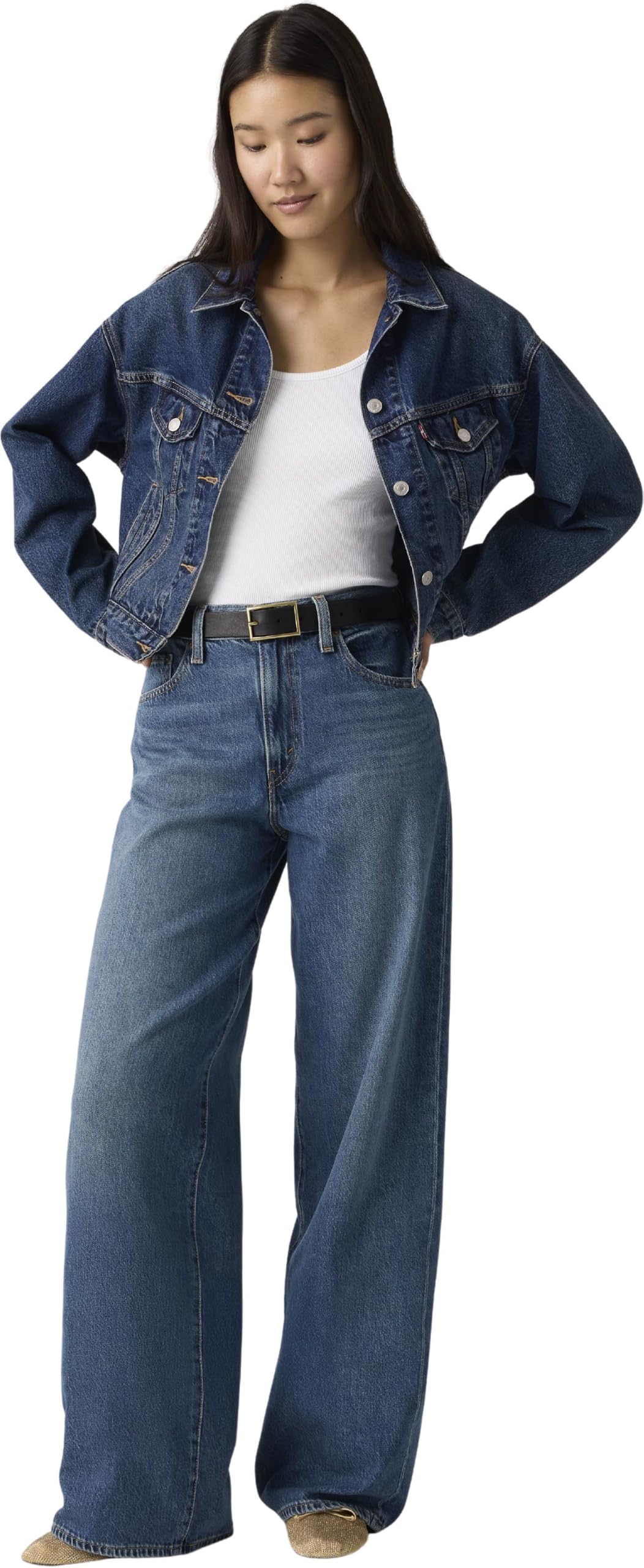 Levi's Mujer Jeans Cinch Wide Leg High Rise, Relaxed Fit