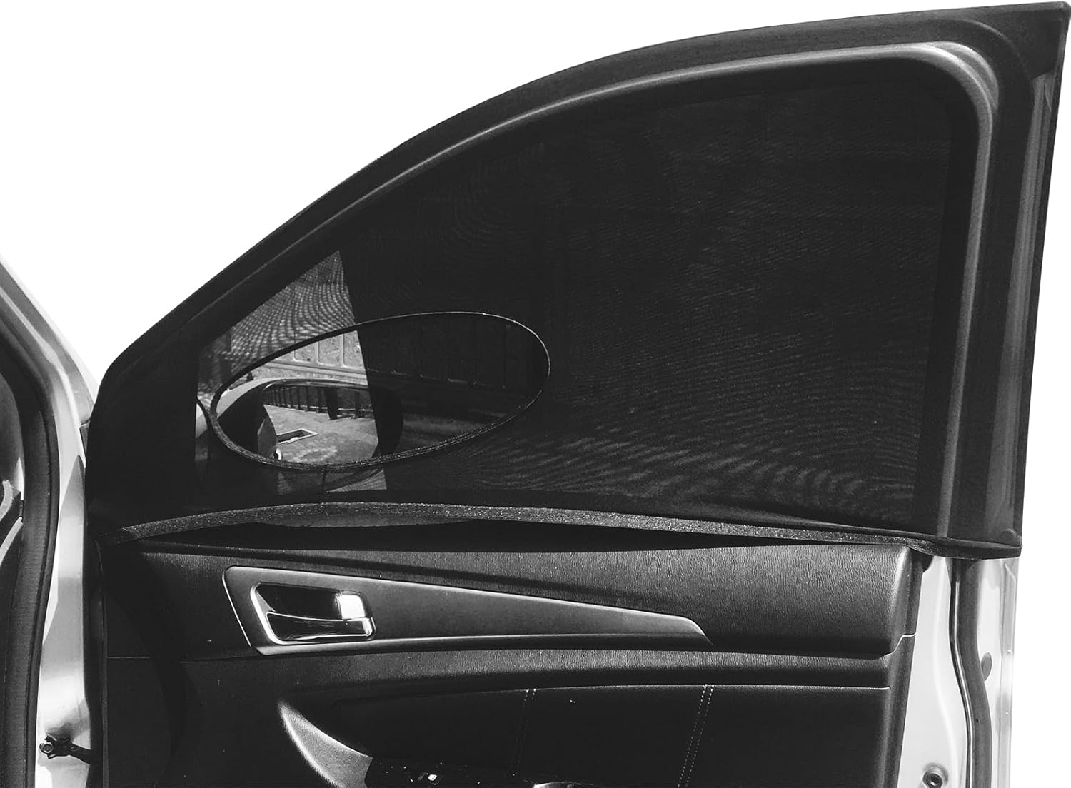 JINRUCHE Car Window Shade, 2 Pack Car Sun Shade for Front