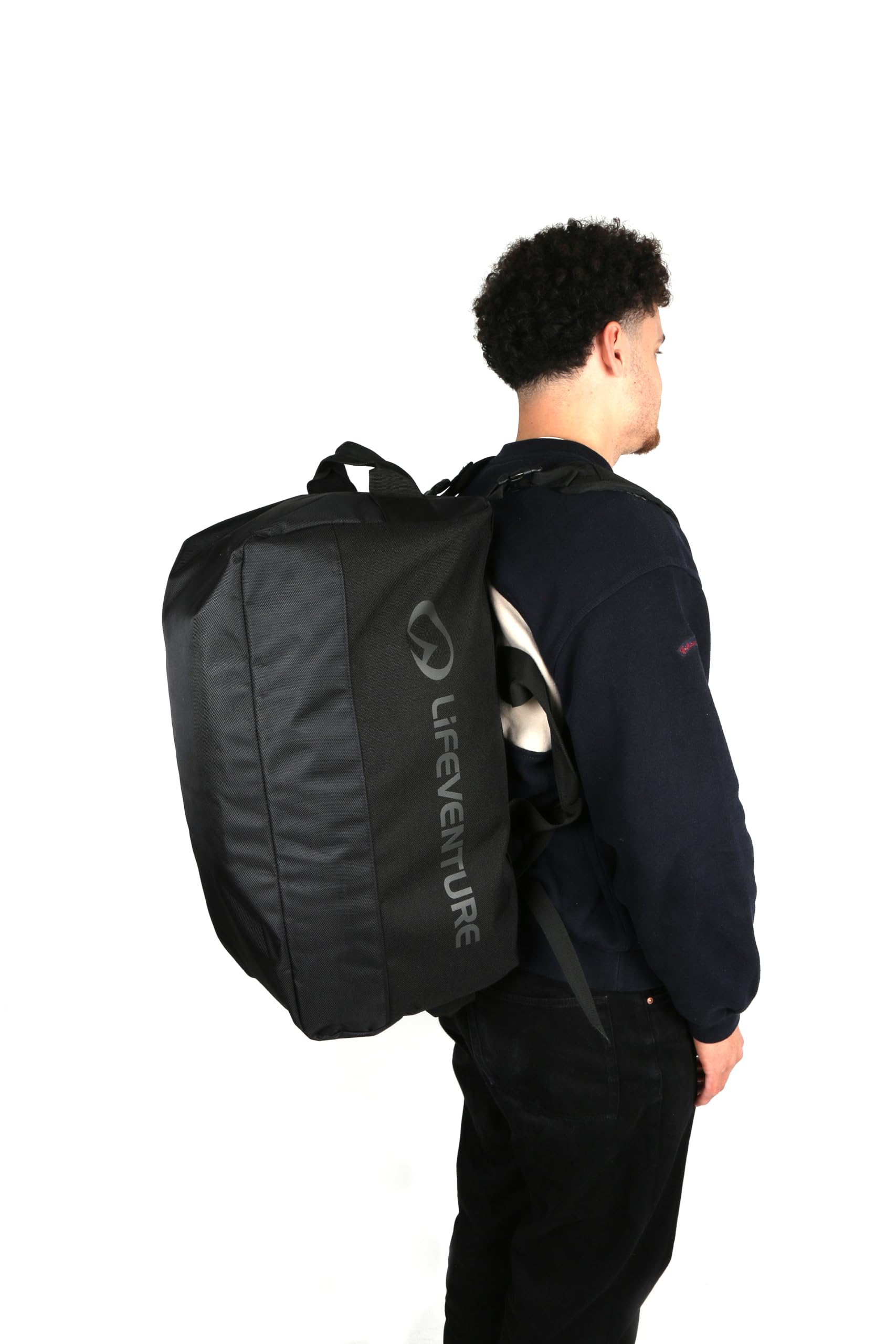 Bolsa de viaje Expedition Cargo Duffle de Lifeventure | 50 litros de capacidad con correas desmontables para llevarla como mochila