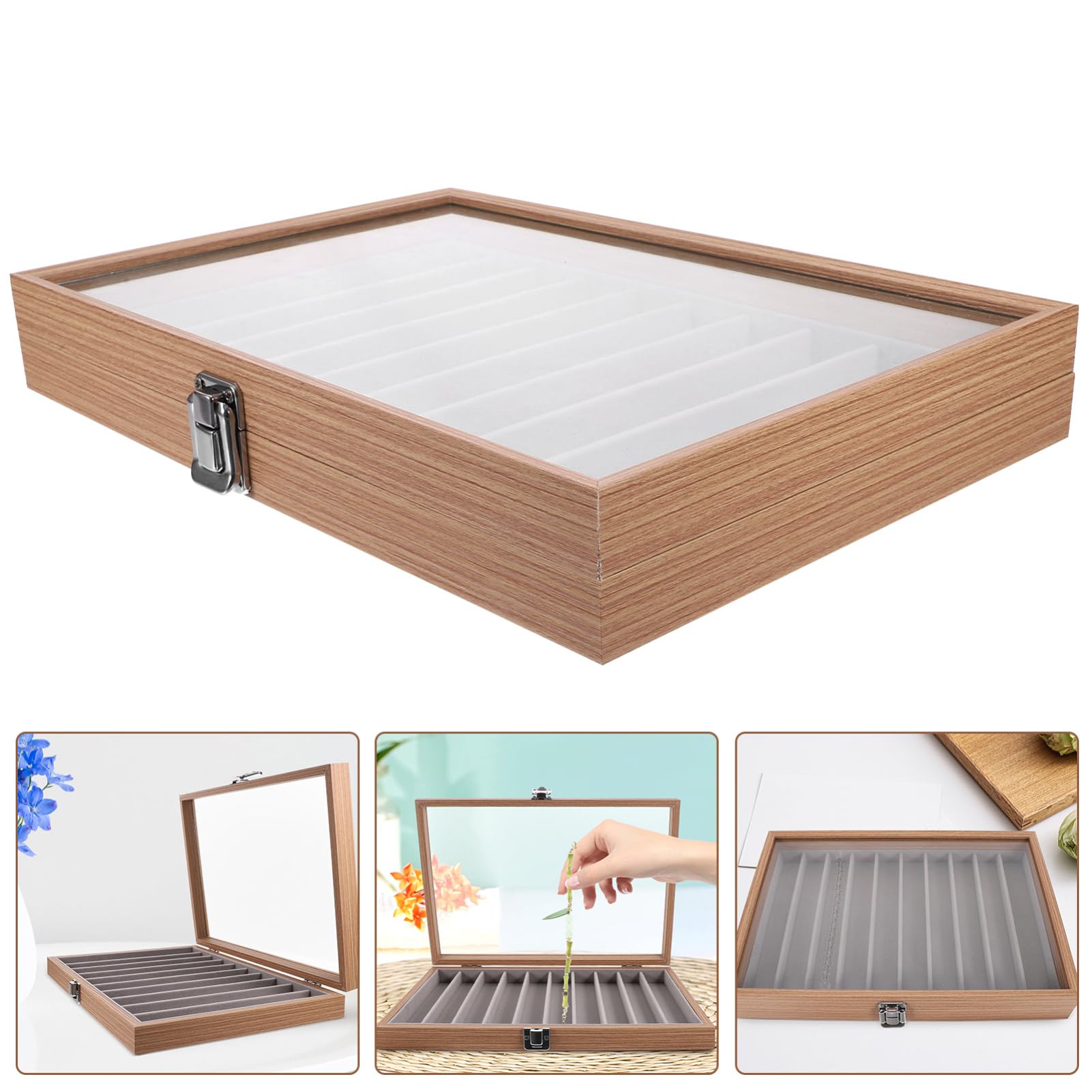 Organizador de joyas apilable, expositor de collares, bandeja para collares, gargantillas, estuche para collares, bandeja organizadora de joyas, soporte para collares, cadena de perlas de viaje,