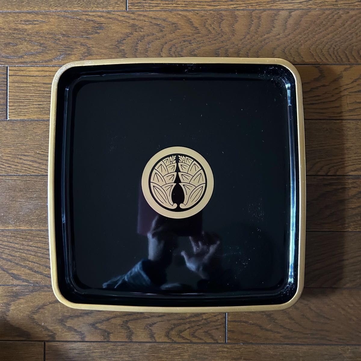 輪島塗 仏具 台座 八角形木製2個セット 美品 輪島塗 八角形漆器 台座2