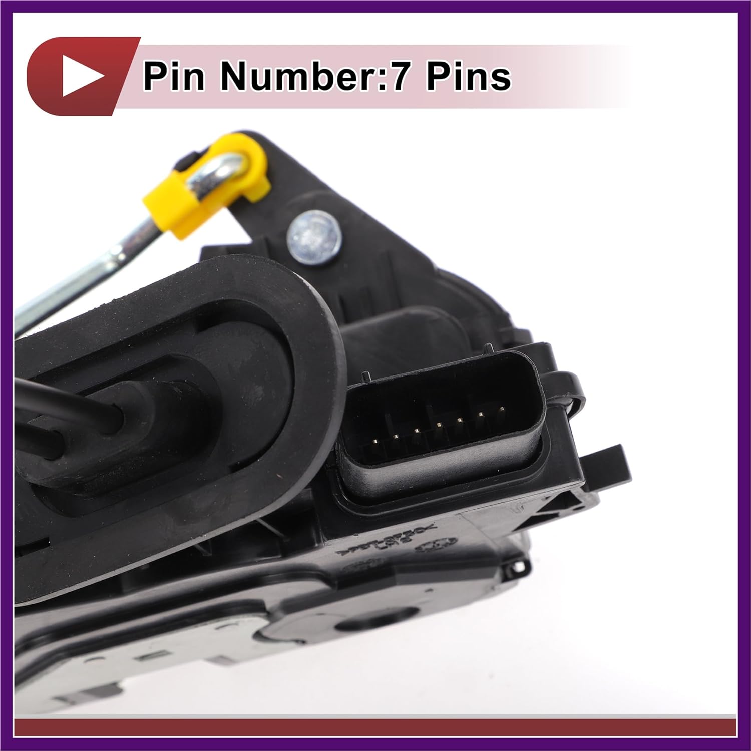 Power Door Lock Actuator Motor for Kia Optima 2011-2013 Front Left Driver Side Door Latch Actuator Assembly with Cable No.813102T030 (only Fit for without Smart Lock)