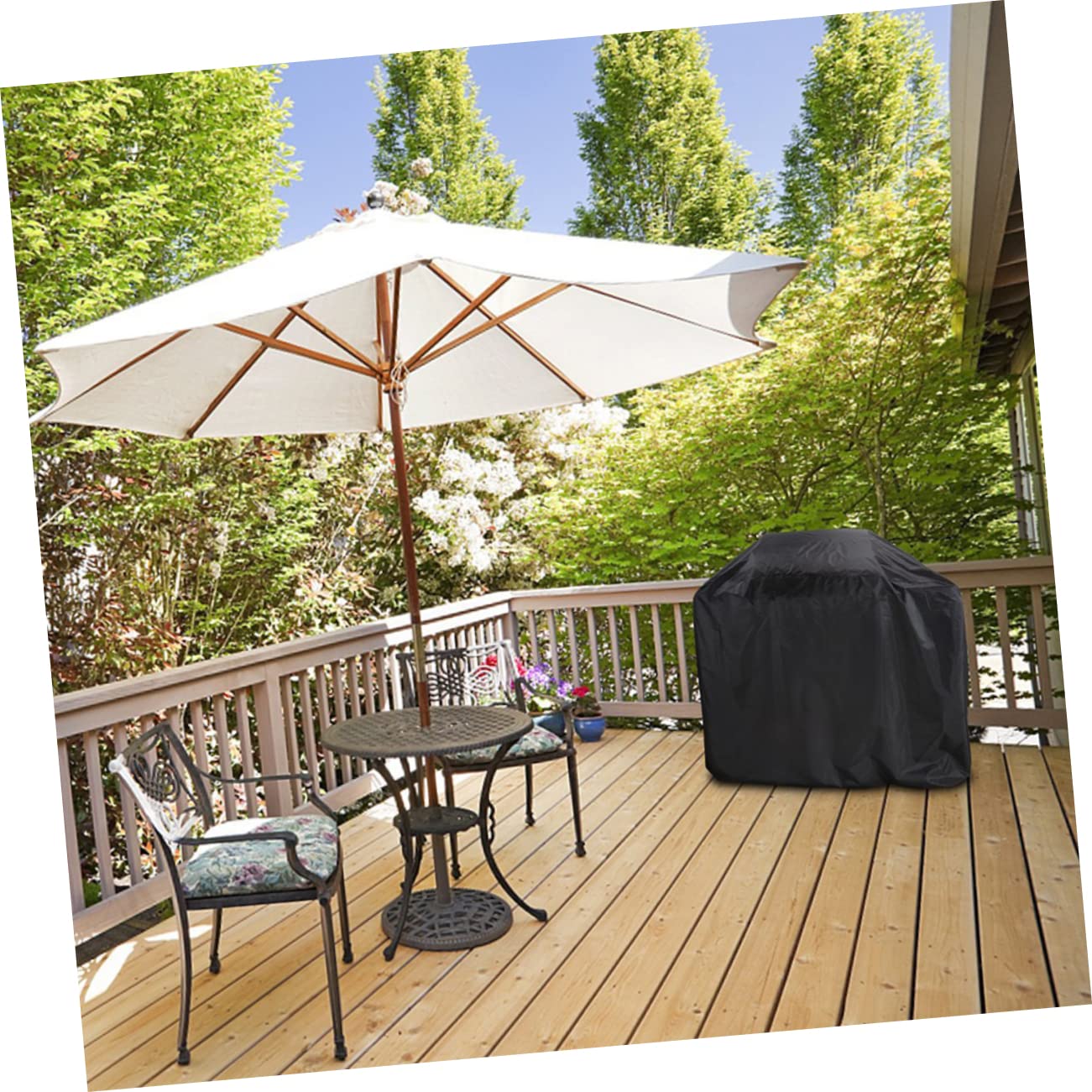 Gatuida Funda para Barbacoa y Anti-Polvo Oxford XL para Uso Exteriores y Protección Parrilla