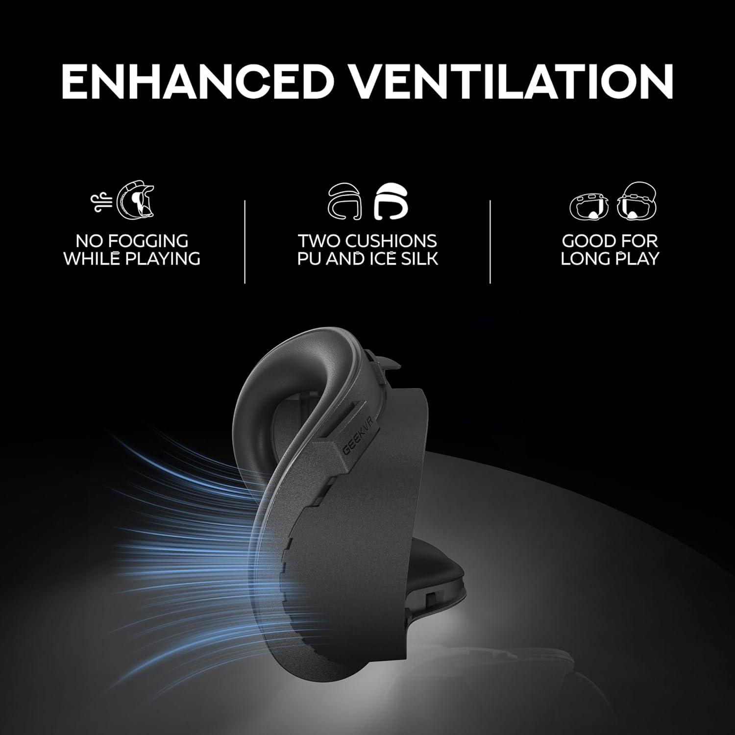 Modular Magnetic Mask for Meta Quest 3S – Quick-Swap PU & Fabric Face Pads