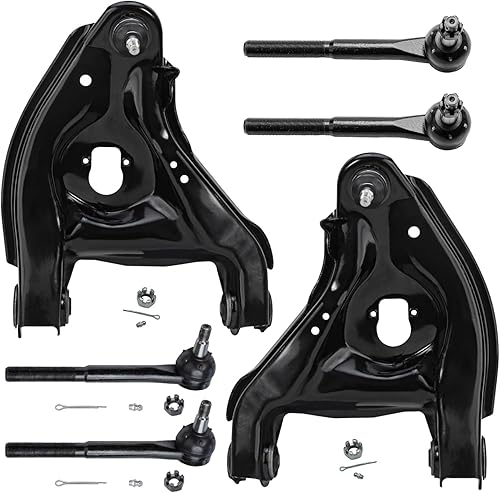 Miniatura 118 de Detroit Axle - Kit de brazos de control delanteros de 6 piezas para Toyota Corolla 2014-2019, 2 brazos de control inferiores con rótulas, 2 varillas
