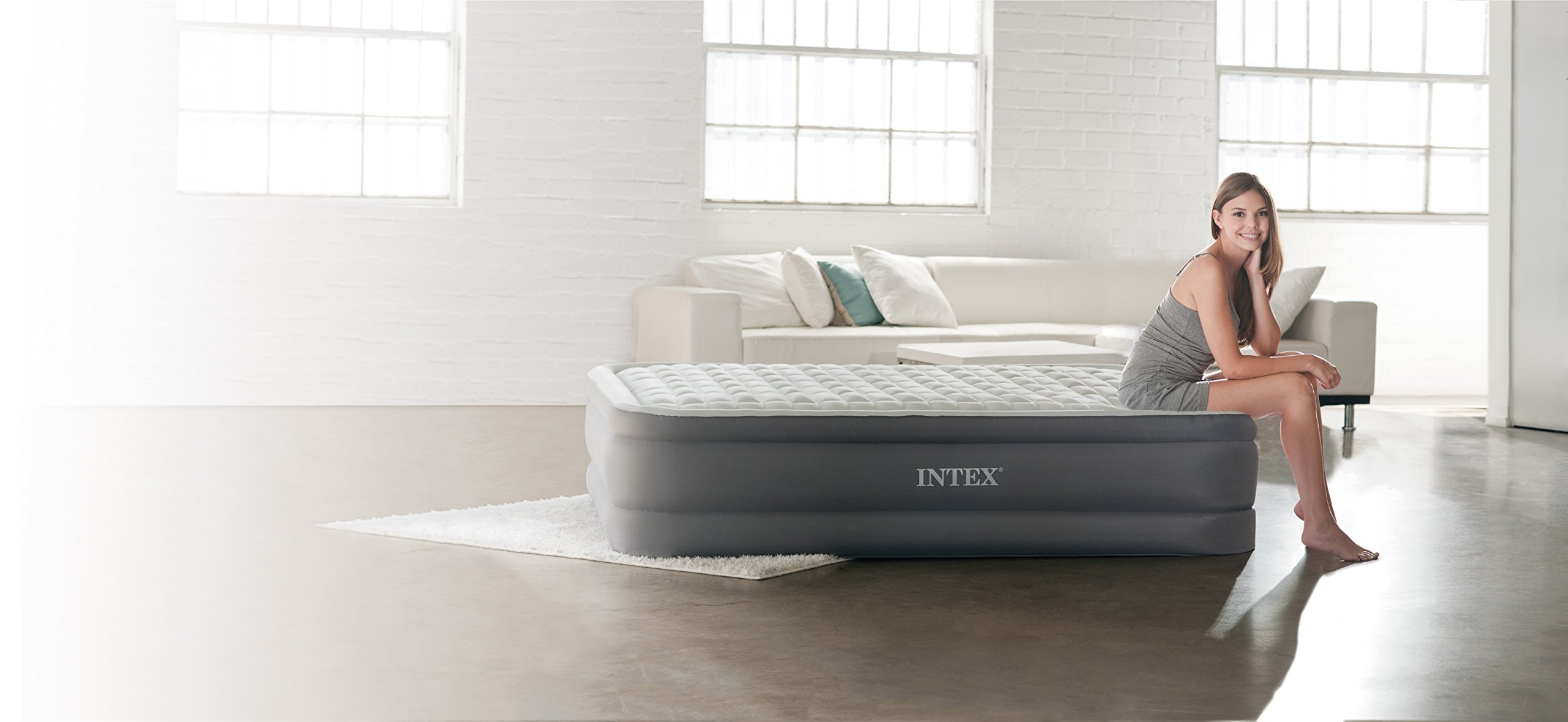 Amazon｜INTEX プレムエアー エアーベッドシングルサイズ 64471