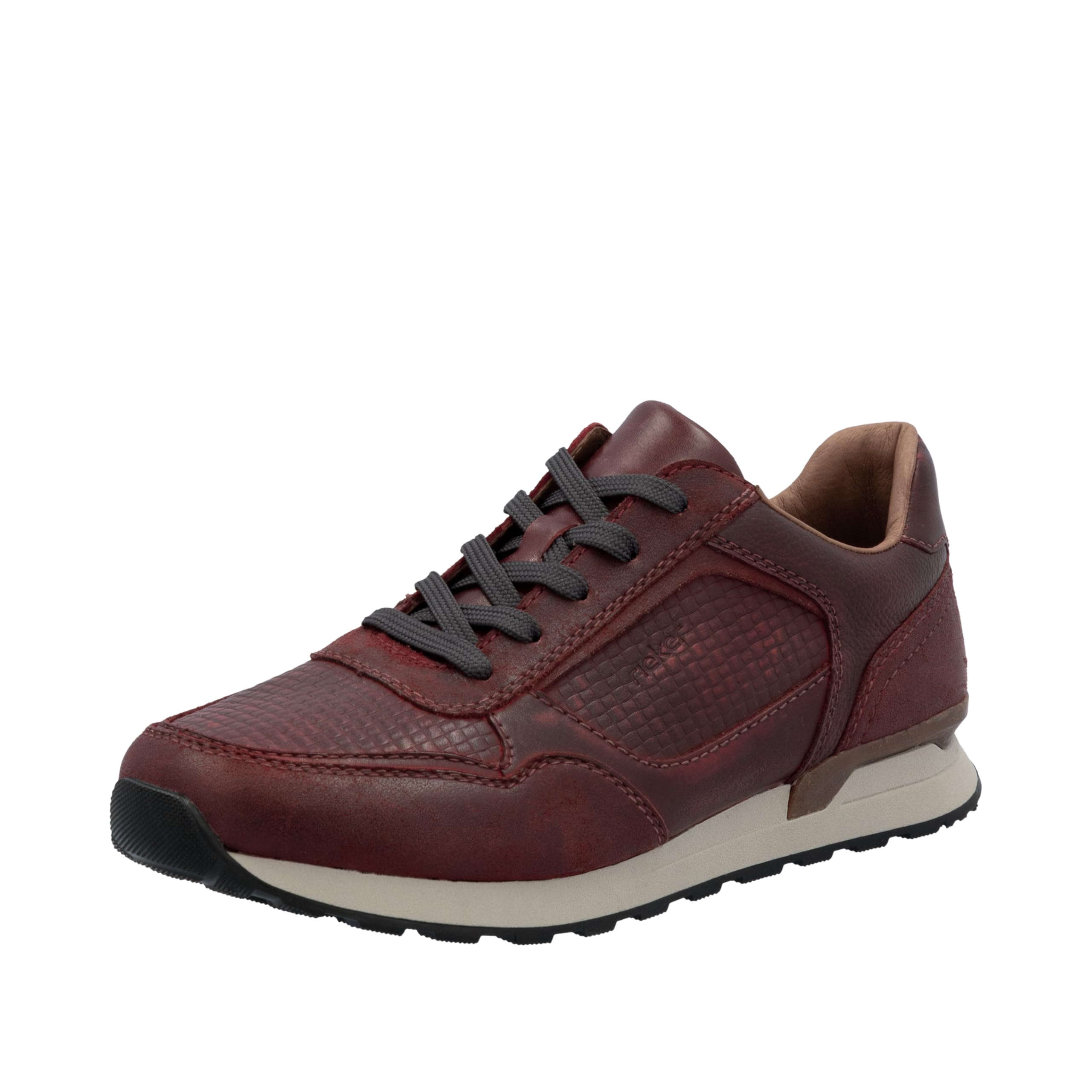 Rieker U0311-25 Schnürhalbschuh Glattleder Herren in braun