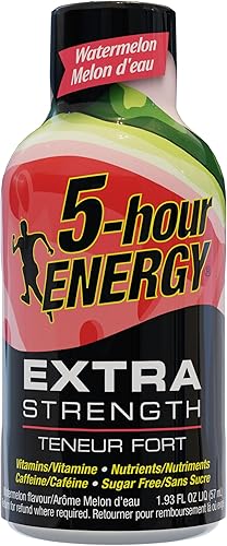 Miniatura 2 de 5-Hour Energy Extra Strength - Bebida energética de sandía sin azúcar, 1.93 oz (paquete de 12)
