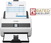 Vista 2 de Epson Workforce DS-970 Sheetfed Scanner - 600 dpi Óptico, Color blanco