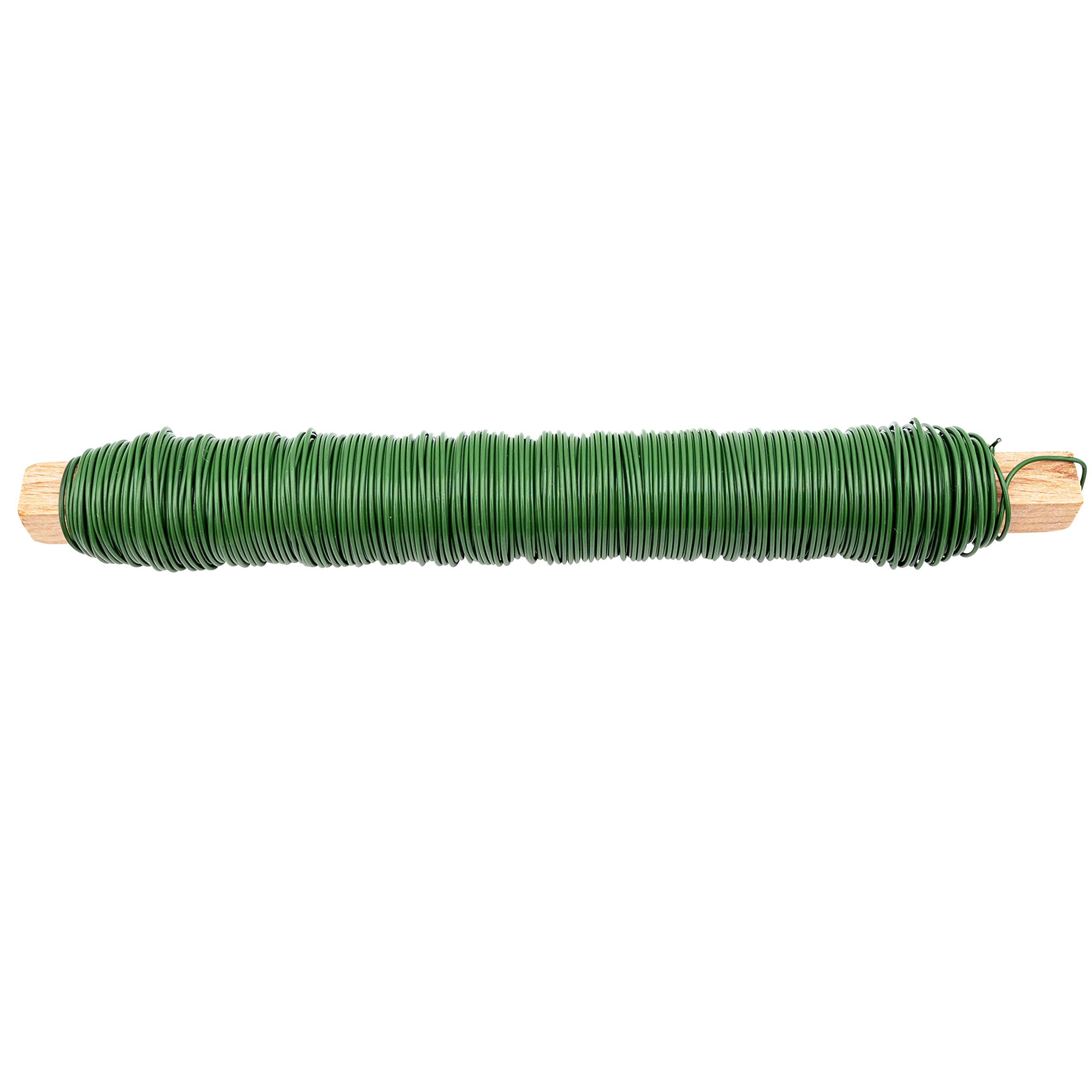 Professioneller Blumendraht 22 Gauge – 3 Rollen à 35 M, Grün, Rostfrei & Biegbar, Für Garten & Basteln