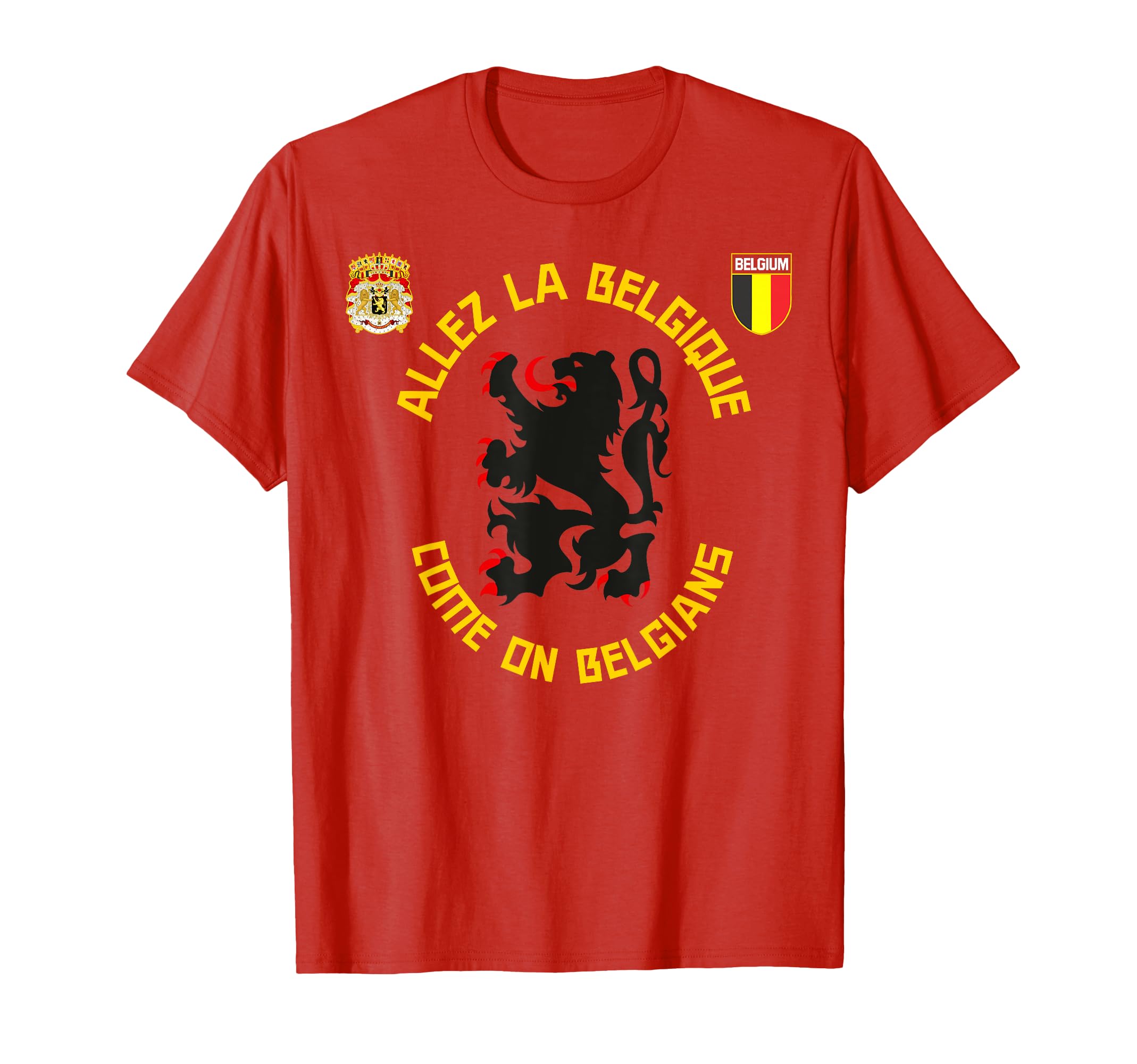 Allez La Belgique Belgian Football Travel Jersey T-Shirt