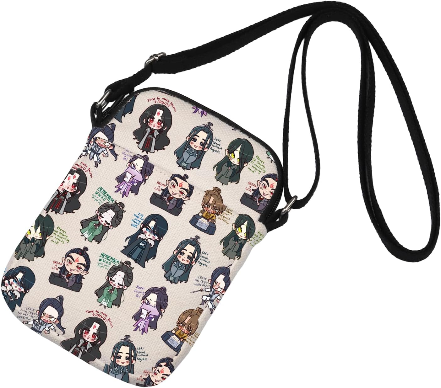 WUSUANED Anime Inspired Crossbody Bag Villain Character Fan Gift Animation Lover Shoulder Bag - Image 5